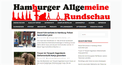 Desktop Screenshot of hamburger-allgemeine.de