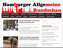 Tablet Screenshot of hamburger-allgemeine.de